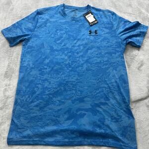 Under Armour Men's ABC Camo Tee Size Large Blue- New with Tags
